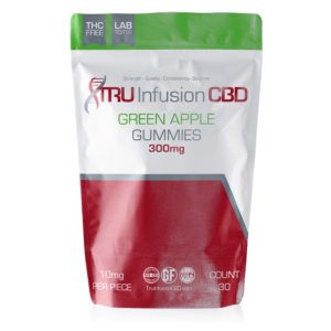 Green Apple CBD gummy 300mg