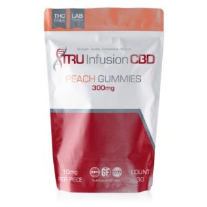 Peach CBD Gummies 300mg